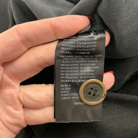 Anthropologie Maeve Black Cicerone Cargo Jogger Pant S - Picture 5 of 7